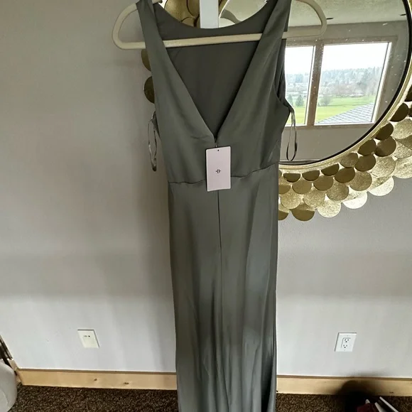 BHLDN MOSS BRIDESMAID DRESS - Picture 2 of 8